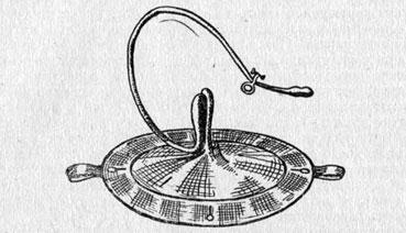 Обтуратор, предложенный А. И. Пергаментом, для применения при сосании груди ребенком, у которого имеется расщеление неба (по А. А. Лимбергу)